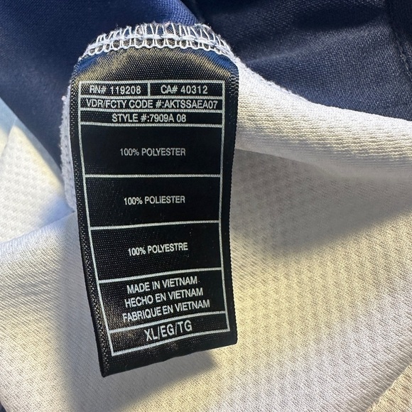 Golden State Warriors Adidas Climate 365 Warm Up Jersey Men’s XL NBA Basketball - Picture 9 of 16